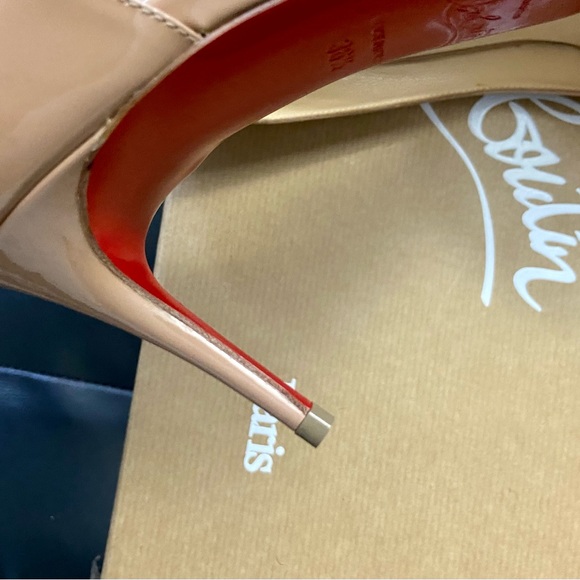 100% AUTHENTIC CHRISTIAN LOUBOUTIN IRIZA 70 MM HEELS 36.5 - Picture 6 of 9